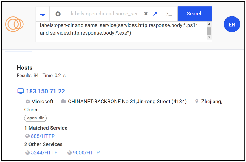 Open directories containing powershell and executable file